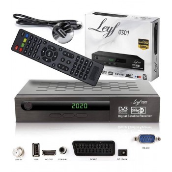 LEYF 0301 palydovinis TV imtuvas, Full HD DVB-S2